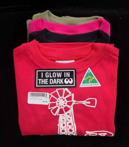 ASSOA Windmill glow in the dark kids t-shirts